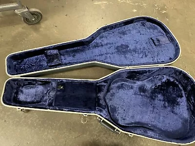Vintage 1970's Martin Green Hard Shell Acoustic Guitar Case With Blue Velvet • $195