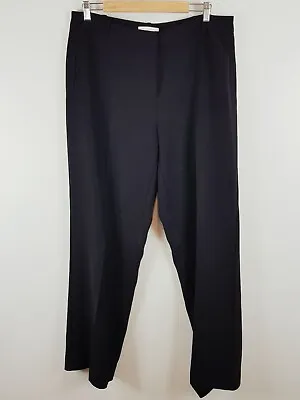 [ VERONIKA MAINE ] Womens Black Straight Leg Pants | Size AU 14 • $55