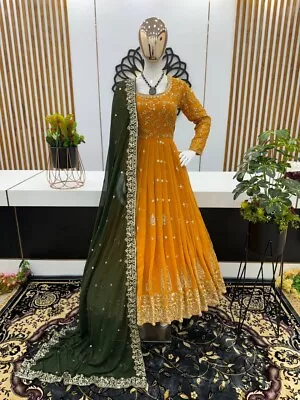 New Latest Indian Designer Salwar Kameez With Dupatta For Women Wedding Season • $80.41