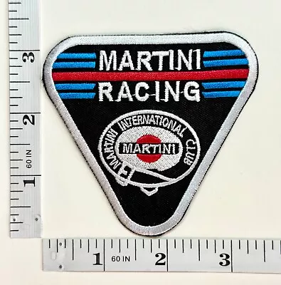 Embroidered Patch - Martini Racing - NEW - Iron-on/Sew-on • $6