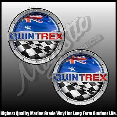 QUINTREX - 250mm X 250mm X 2 - BOAT DECALS • $27