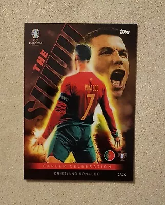 Cristiano Ronaldo Career Celebration Card CRCC - Topps Match Attax Euro 2024 • £109.95