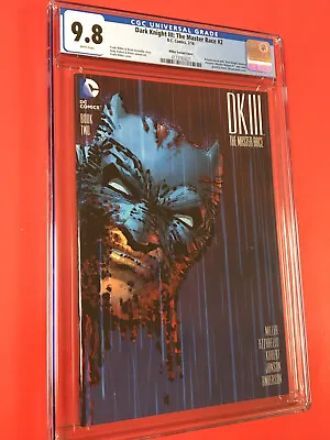 Dark Knight Iii :  The  Master  Race # 2 Cgc 9.8 Frank Miller 1:100 Variant Gem! • $89