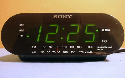 LOT Of (6) Sony ICF-C218 Dream Machine AM/FM Clock Radios **Clean & Tested** • $50