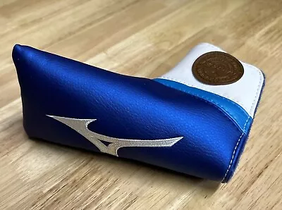 Mizuno M-Craft Blade Putter Golf Head Cover Blue / White NEW • $50