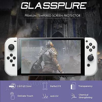 Up To 2X For Nintendo Switch OLED  2021 Lite Tempered Glass Screen Protector  NE • $4.52