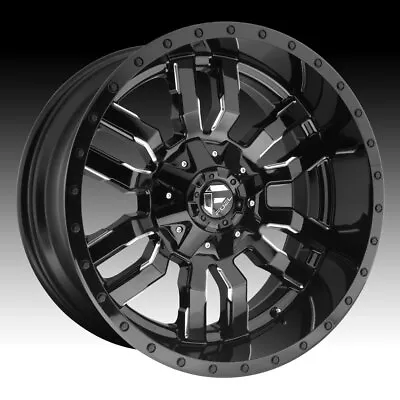 Fuel D595 Sledge Gloss Black Milled 18x9 6x135 / 6x5.5 1mm (D59518909850) • $376