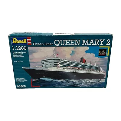 Revell 05808 Queen Mary 2 Ocean Liner 1:1200 Model Kit (Damaged Box) • $35.95