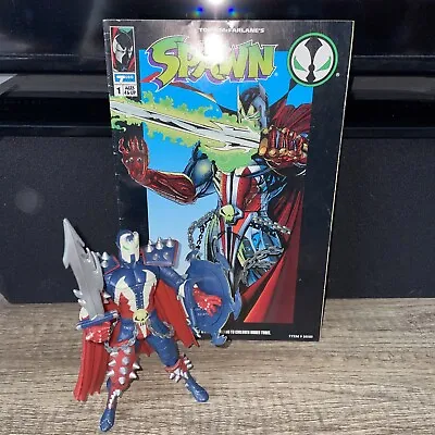 VTG 1994 McFarlane Toys Medieval Spawn 6  100% COMPLETE Figure W/ Comic! • $23.99