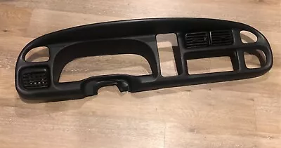 Dodge Ram 98 99 00 01 Cluster Dash Radio Climate Bezel Trim Vents Black Oem • $169.99