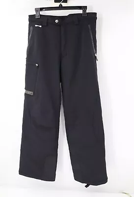 Spyder Ski Pants Mens Small Thinsulate Dermizax EV Snowboard Black Insulated • $59.95