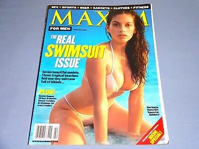 Maxim For Men #26 February 2000 Kim Smith Dennis Hopper Anouk Alice Dodd Simona • $12