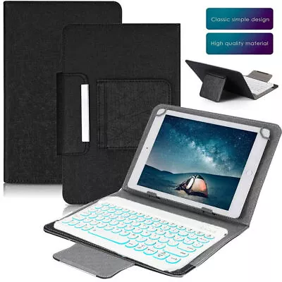 For Samsung Galaxy Tab A/A8/A7/S6 Lite S8 S9 Tablet Keyboard Leather Case Cover • £18.59