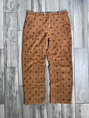 Soulland Billy Embroidered Corduroy Trousers AW18 Pants • $90