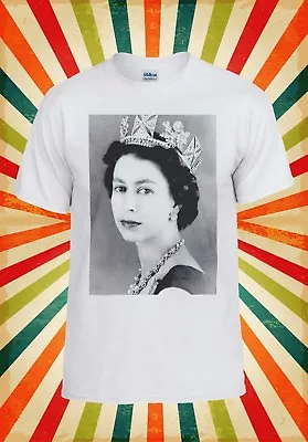 Her Majesty The Queen Elizabeth II Men Women Vest Tank Top Unisex T Shirt 1217 • £9.95