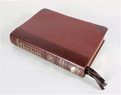 The Mission Color Study Bible KJV With E G White Comments Two Tone Brown NEW • $99.95