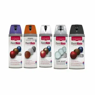 £10.95 • Buy Plastikote Twist & Spray Paint 400ML Chalk /Matt / Satin / Gloss /Sealer