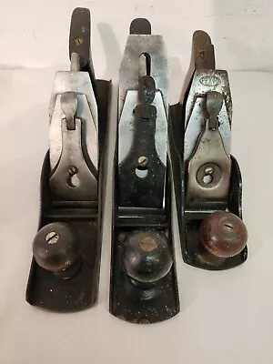 3 Old Wood Planes Gold Seal Pexto Metal Products Usa • £20.44
