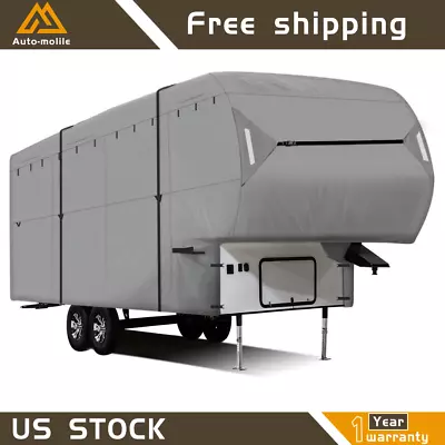 For 26'-41' 5TH Wheel RV Motorhome Camper Storage Cover Waterprood Dustprood • $155.50