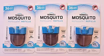 Thermacell ER136 Rechargeable Mosquito Repellent Refills (Lot Of 3) • $31.99