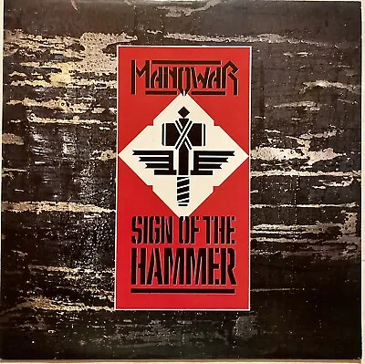 Manowar Sign Of The Hammer Vinyl 12'' Record Reissue Slam14 Grand Slamm 1990 • $64.99