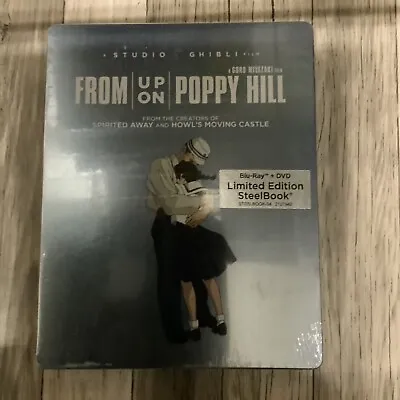 $19.99 • Buy 🏯 From Up On Poppy Hill (BLU-RAY+DVD) LIMITED EDITION STEELBOOK🆕SEALED ‼️