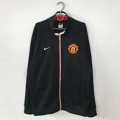Manchester United 2013 2014 Training Football Jacket Nike Track Jersey Size Xl • $49.79