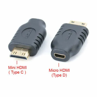 Mini HDMI (Type C) Male To Micro HDMI (Type D) Female Adapter Converter • $6.99