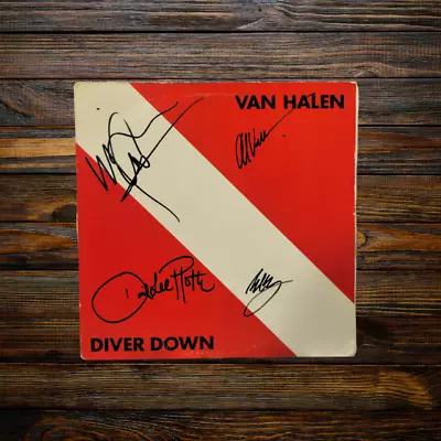 Van Halen Signed Lp **Diver Down**4 Members • $299.99
