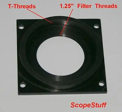 Adapter Plate For Meade DSI Cameras Low Profile T & 1.25 Threads FRANCE Ship • $62.60