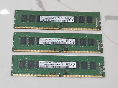 ( 1X) SK HYNIX 8GB DDR4 RAM 2133 MHz 2133p DIMM (For Desktop) • $19