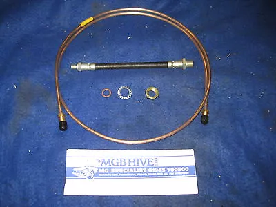 Mg Mgb Left Hand Drive Copper Clutch Pipe & Hose Kit 62-80 ***bcs1 • $44.76