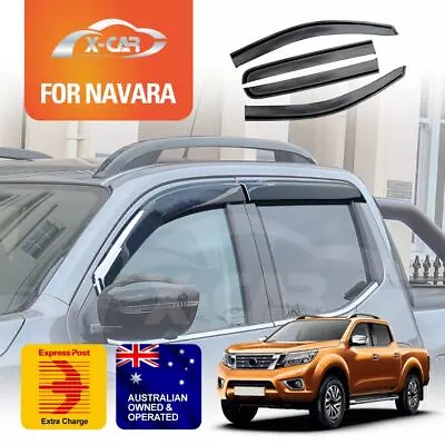 4pcs Premium Weathershields Window Visors For Nissan Navara D23 NP300 2015-2024 • $44.96