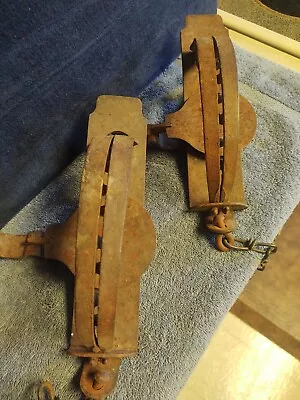 Lot Of 2 Vintage No. 14 Oneida Victor Jump Traps ATC Off Set Jaws • $109.99