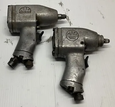 Lot Of 2 Mac Tools 3/8” Drive Pneumatic Air Impact Wrench Gun Untested As Is • $39.99
