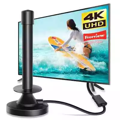 Shenzhen Mini Indoor Digital Tv Aerial With 16ft Cable New • £11.99