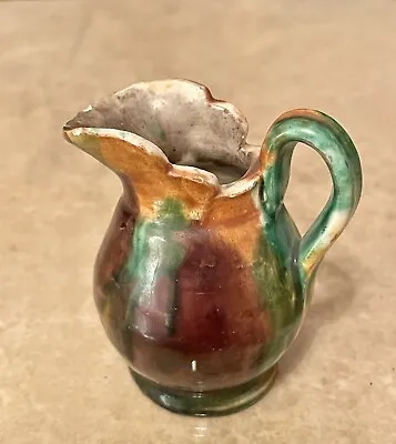 Vintage Miniature Pottery Pitcher • $4