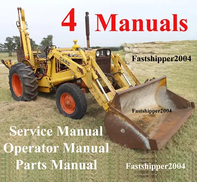 $36.89 • Buy Case 580 CK Backhoe Loader Service Operator Parts Manual Construction King 66-71
