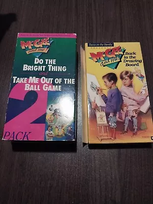 Vintage MCGEE AND ME Focus On The Family Christian Learning VHS Tape Lot Of 3 • $4.99