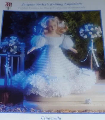 Jacquay Yaxley's Knitting Emporium Knitting Pattern CINDERELLA Fairytale Costume • £3.99
