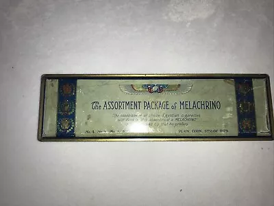 Vintage Cigarette Advertising Tin Egyptian Assortment Package Melachrino • $14