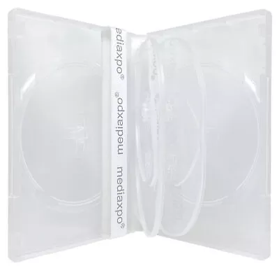 Clear 6 Disc DVD Cases Lot • $11.95