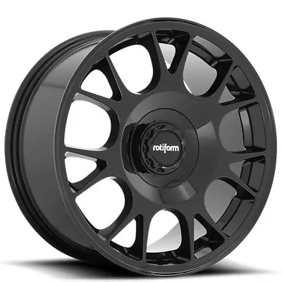 20x8.5  Rotiform Wheels R187 TUF-R Gloss Black Rims • $1864