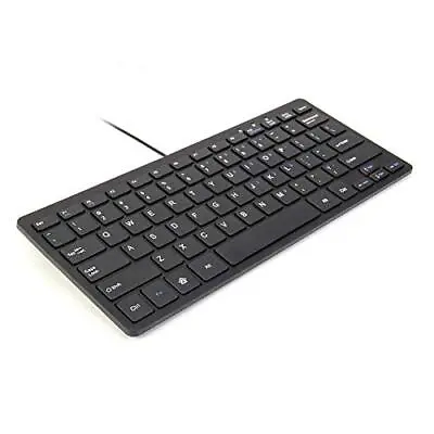AxGear Ultra Thin Wired USB Mini PC Keyboard For PC Apple Mac Laptop Notebooks • $19.99