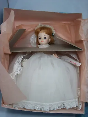 Madame Alexander BRIDE Doll NIB 15  Auburn Hair & Blue Eye HTF 1570 W/ Tags • $30