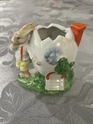 $16.80 • Buy Vintage Japanese Easter Ceramic Succulent Plant Pot Near Mint