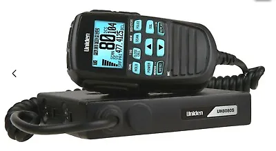 UNIDEN UH8060S 80 CHANNEL UHF CB RADIO & GME AE4018KI High Gain 6.6Db Antenna. • $370