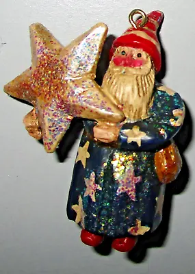 Pam Schifferl Midwest Cannon Falls Santa Sandman Star Christmas Ornament • $29.99