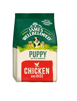 £10.45 • Buy James Wellbeloved PUPPY CHICKEN & RICE DOG FOOD 2kg