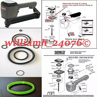 $17.95 • Buy Senco Finish Nailer SKS SFN1 O-ring Repair Kit + Part BF0073 All Parts Brand New